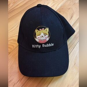 Kitty Bubble Black Cap